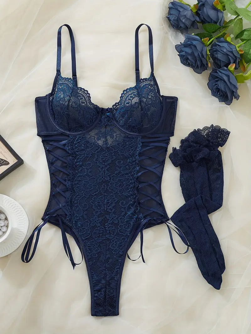 Blue Rose Bodysuit