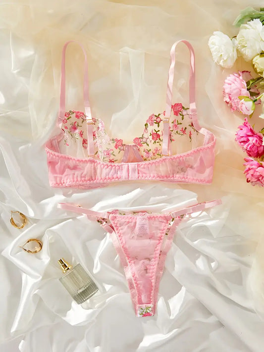 Pink Floral Set