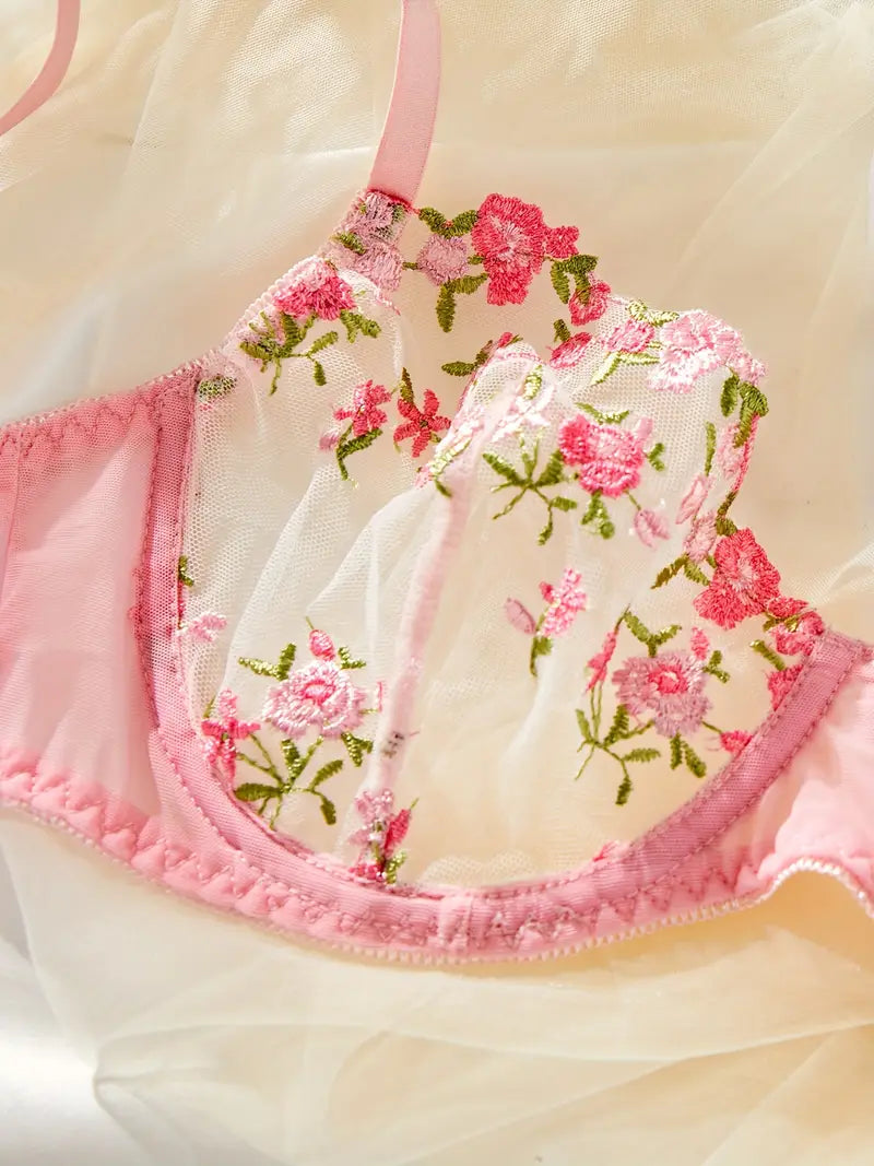 Pink Floral Set